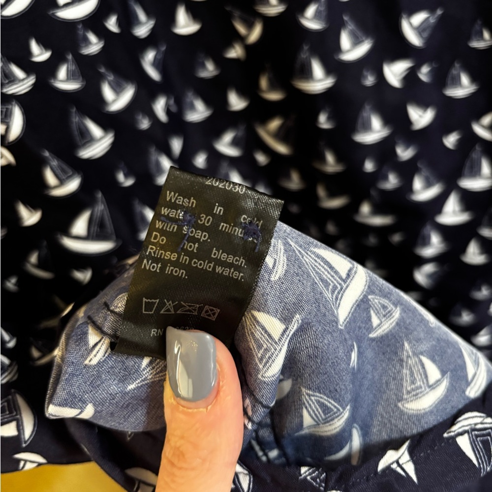 BC Collection Sail Boat Button Up - Picture 7 of 7